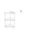 thumbnail image 1 of Mesa auxiliar de esquina,Mesa auxiliar de esquina de acrílico de 3 niveles,Gancho de pared plegable,Ganchos de pared plegables Ganchos de pared para abrigos,Gancho de pared para, 1 of 8