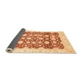 thumbnail image 2 of Ahgly Company Indoor Round Oriental Orange Traditional Area Rugs, 4' Round, 2 of 4