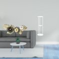 thumbnail image 2 of Escultura artística de hojas nórdicas y mesa auxiliar de acrílico transparente para comedor, oficina, balcón, decoración del hogar, regalo, fiestas, m, 2 of 8
