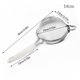 thumbnail image 5 of Billuyoard Tamiz de harina de acero inoxidable Granos de arroz Malla fina Sopa Mango Colador Filtro de alimentos fritos portátil Tamiz Gadget de cocina Type2 NO2 Billuyoard HA011931-03, 5 of 6