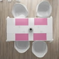 thumbnail image 3 of Ambesonne Damask Place Mats Set of 4, Middle Eastern Blossom, Standard Size, Pink White, 3 of 4