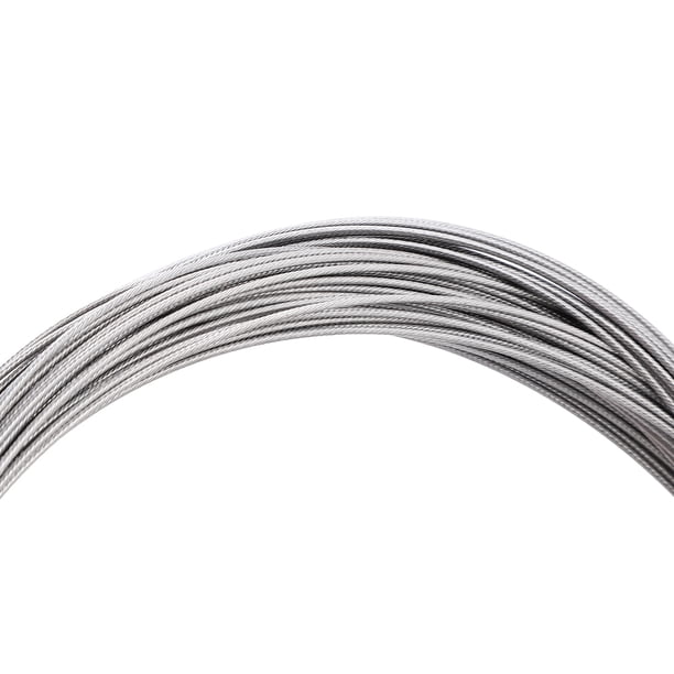 Lot De 10 Câbles De Dérailleur Arrière Inox + Zingué – 2,1 M – Pour VTT Et Vélos De Ville, Changement De Vitesse Fluide