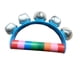 thumbnail image 5 of Pandereta Tambor de mano Juguete musical duradero, instrumento de percusión educativo para Azul, 5 of 9