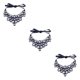 thumbnail image 5 of Qarigey Collar de mujer, gargantillas, colgantes, gargantilla para niñas, adorno de cuello, fiesta, banquete, damas, babero brillante, Type4 NO4, 5 of 6