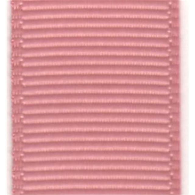 38 Po Ruban Gros-Grain 100 Verges - Rose Poussiéreux