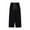 Black, variant on Men Jeans Fashion Loose Relaxed Fit Straight Leg Denim Jeans Elastic Waist Drawstring Sport Men's Pants
