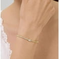 thumbnail image 2 of Pulsera Tennis Pearich en Oro Laminado 14K para Mujer 17 cm, 2 of 7