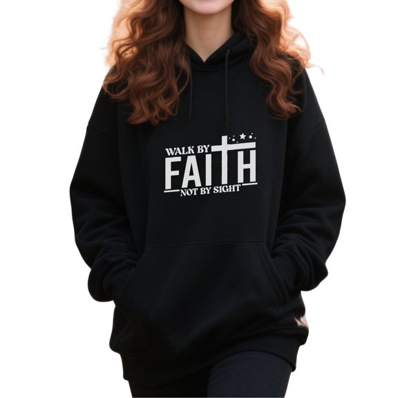 Christian Gospel Hoodie for Men Women, Faith Pullover Hooded Sweatshirt, Cozy Cotton Poly Blend, Inspirational Casual Outfit
