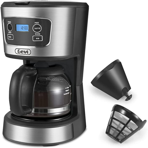 Gevi 5-Cup Coffee Maker Coffee Brewing Machine with Timing Setting for Home, Kitchen