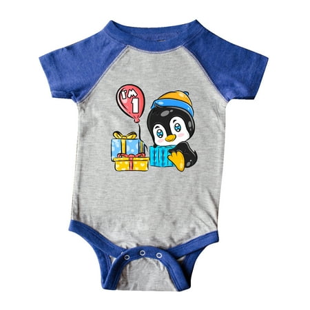 

Inktastic Penguin 1st Birthday Gift Baby Boy or Baby Girl Bodysuit