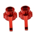 thumbnail image 4 of 2 Unids de de Dirección Metal Piezas de Actualización para Modelo de Coche a 1/12 rojo, 4 of 6