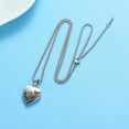 thumbnail image 5 of Heart Urn Necklace for Ashes Women Men Cremation Jewelry for Ashes Cremation Necklace In Memory of Grandpa Grandma Dad Mom Uncle Aunt Brother, 5 of 7