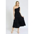 thumbnail image 5 of One Shoulder Ruffle Midi Dress, 5 of 11
