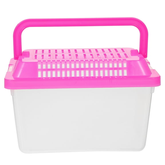 ETHZZLE Portable Aquarium Fish Tank, Handheld Plastic Design, Random Color Included, 1 Set