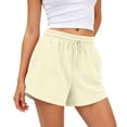 thumbnail image 4 of Womens Sweat Shorts Summer Casual Loose Athletic Workout Drawstring Comfy Running Shorts Beach Vacation Clothes, XL, 4 of 5