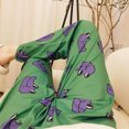 thumbnail image 3 of Pijamas de dibujos animados lindos para mujer Primavera Verano Otoño Pantalones de pijama sueltos casuales para el hogar, 3 of 8