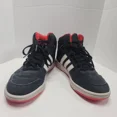 thumbnail image 1 of Adi - das Mens Black Leather Hoops 2.0 Mid Top Basketball Sneakers Shoes Size 6.5, 1 of 6