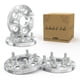 thumbnail image 1 of Customadeonly Espaciadores de ruedas forjados de 5 x 114,3 para 370Z 350Z 240SX 300ZX GTR Murano Maxima Sentra (4 piezas de 0.591 in de grosor) Espaciadores de ruedas para Q60 G37 G35 Hubcentric 5 x 4, 1 of 1