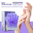 thumbnail image 2 of WAXKISS Grapefruit Lavender scent Moisturizing Paraffin Hand Masks - Reusable 1-Pair Spa Gloves for Instant Softness & Hydration, 2 of 5