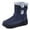 Blue, variant on YAYUBA Women Snow Boots Coffee Women's Winter Boots High Top Thickened Casual Warm Footwear for Outdoor Adventures And Comfort Sole Design
