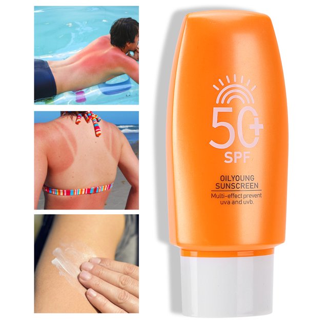 Protector Solar ANGGREK SPF50 Impermeable A Prueba De Sol Verano 50g