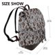 thumbnail image 2 of Balery Brown Moose with Pinecones Mochila de Cuero para Mujeres, Gran Capacidad, Bolsa de Viaje Multifuncional, Mochila de Cuero y Bolsa de Hombro para Mujeres, 2 of 4