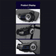 thumbnail image 4 of S3 Plus - Intercomunicador con Bluetooth para Casco de Motocicleta, Grabadora de Video 2K, Cámara de Tablero DVR, Compatible con para 6 Personas, y Negro, 4 of 5