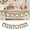 Beige, variant on Easter Bunny Burlap Wreath Decoration with Banner Flag Raising Party Set for Spring Celebration