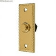 thumbnail image 2 of Deltana Bbsr333 3-1/4" X 1-1/4" Solid Brass Rectangular Rope Bell Button - Brass, 2 of 2