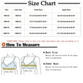 thumbnail image 2 of Womens Wireless Bras Solid Color No Underwire Push Up Full Coverage Soft Seamless Sports Everyday Bralettes Bra,White 2,32 B, 2 of 3