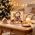 thumbnail image 3 of Christmas Diamond Art Kits for Adults 5D DIY Paint with Frame Holiday Decor Craft by OVFUIZ, 3 of 8
