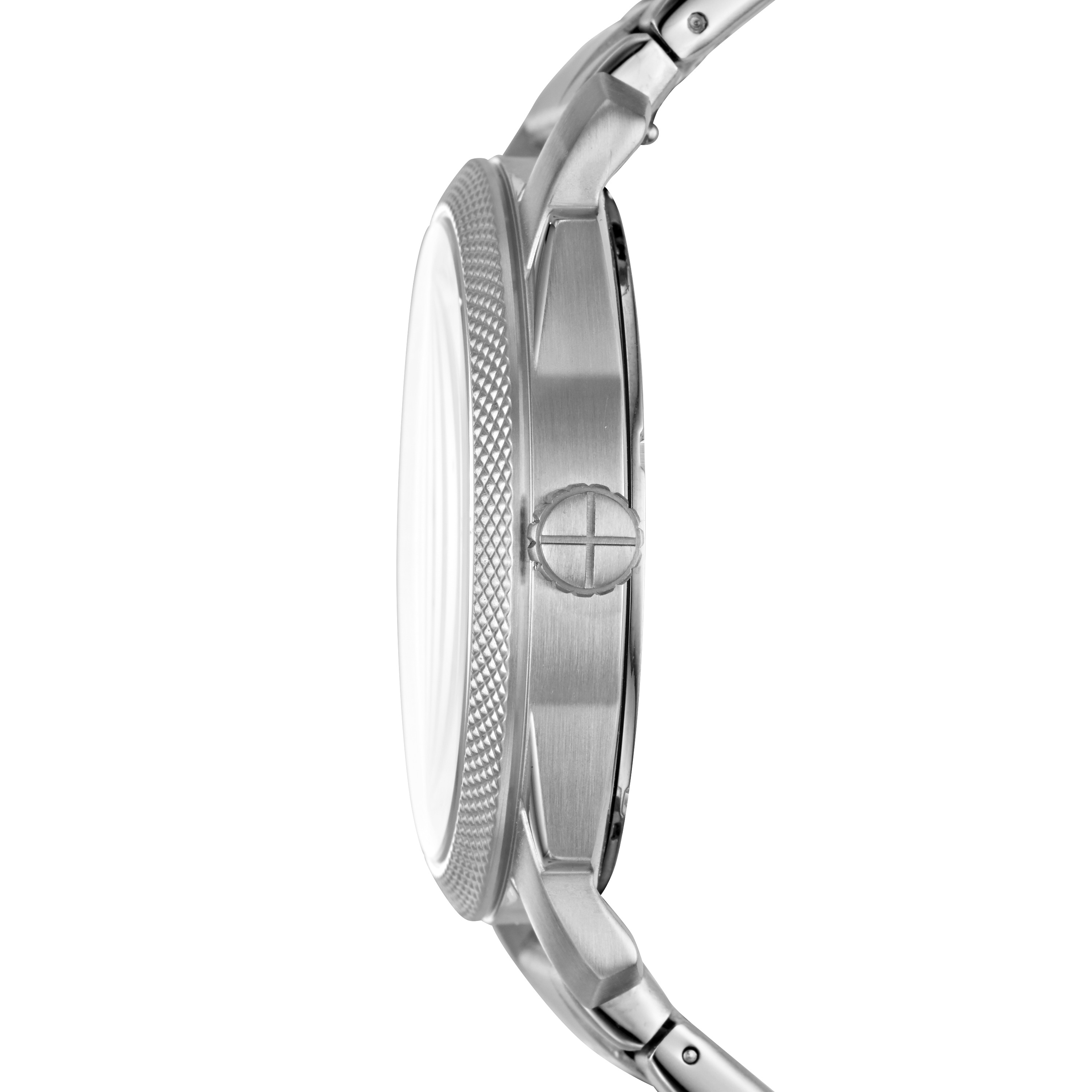 Fossil Men's Machine Three-Hand Day-Date, Stainless Steel Watch, FS5340