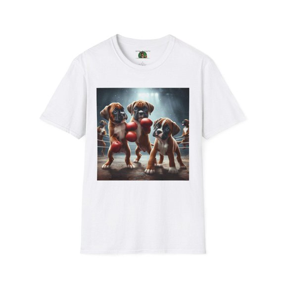 Boxer Puppies Unisex Softstyle T-Shirt