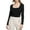 Black, variant on Calvin Klein Womens Ruched Front Knit Cropped