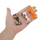 thumbnail image 4 of Ganchos de pelo de Halloween con estampado de pato de 3 piezas para mujeres en blanco y azul, 4 of 5