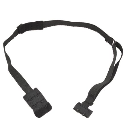 

LOW BACK BACKLESS BRA STRAP CONVERTER 2 Hooks - Black