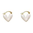thumbnail image 5 of Pendientes de botón encantadores de estilo ligero de lujo nicho s925 con esmalte en forma de gota para mujer, moda de nicho de buena calidad francesa, exquisitos y combinables, 5 of 5