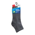 thumbnail image 2 of Hanes Mens Ankle Socks Value Pack, 3-Pack, Moves X-Temp 360-Degree Stretch Socks for Men, 2 of 9