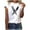 White, variant on Aloohaidyvio sports tops for women,Fashion Women Short Sleeve T-Shirt Feather Print Casual Top Tee Blouse