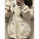 thumbnail image 2 of Sudadera con capucha de estilo Nuonuo de dibujos animados Kuromi más terciopelo 2024 para mujer, chaqueta de ropa de pareja de nicho única dulce y fresca para mujer, 2 of 5