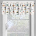 thumbnail image 2 of Ambesonne Yoga Valance Pack of 2, Cartoon Style People Character, 54"X18", Multicolor, 2 of 5
