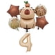 thumbnail image 1 of Juego de Globos con tema de capibara de dibujos animados, decoraciones para fiesta de cumpleaños de animales para niños con número de lámina de caramelo de 40 pulgadas, Globos para Baby Shower, 6 uds., 1 of 5