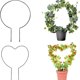 thumbnail image 1 of Estante de escalada para interior, estante en forma de corazón, Clematis, montaña, tortuga, soporte de planta verde, estante de flores de hierro DIY, 1 of 5