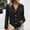 Black, variant on YHAJDS Shirts for Women Casual Spring Summer Lapel Solid Color Loose Long Sleeve Shirt