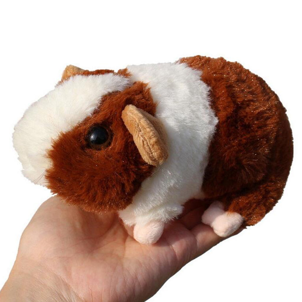 Guinea Pig Soft Toy 15cm Kids Cuddly Plush Animal Pet Brown+White 