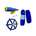 thumbnail image 3 of Juego de ruedas para patio de ,Accesorios de juegos para niños Juego de exterior,Volante telescópico de barco pirata para el patio trasero,Columpio de juguete con volante,equipo de, 3 of 8