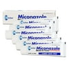 Miconazole Nitrate 2% Antifungal Cream for Athletes Foot & Jock Itch 1oz Tube- 6 Pack