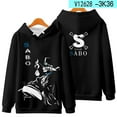 thumbnail image 1 of One Piece Peripheral Clothes For Men And Women, One Piece Luffy And Zoro Impression Fan Autumn And Winter Hooded Sweatshirt Plus Velvet, 1 of 5