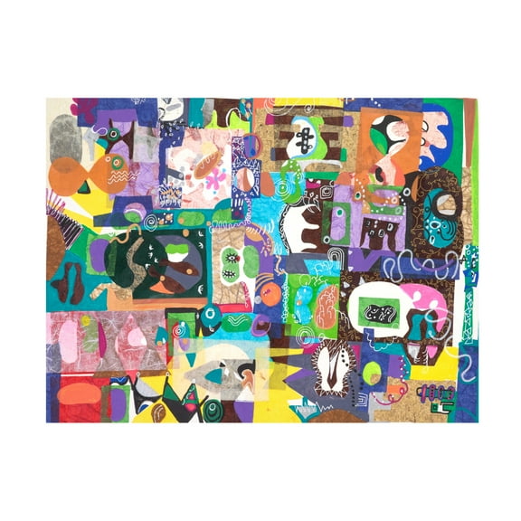 Canvas Wall Art - Ellen Kossoff 'Circus' Wall Art for Living Room, Bedroom, or Office Décor by Trademark Fine Art - 19 x 14 Inches