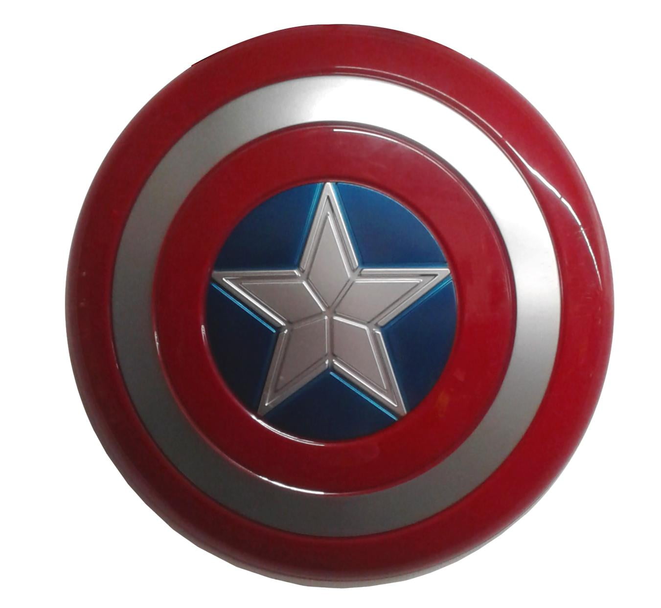 18.7in Full Size Metal Captain America Shield Superhero Cosplay Party Props 1:1 Adult Version Escudo Del Capitan America Replica 